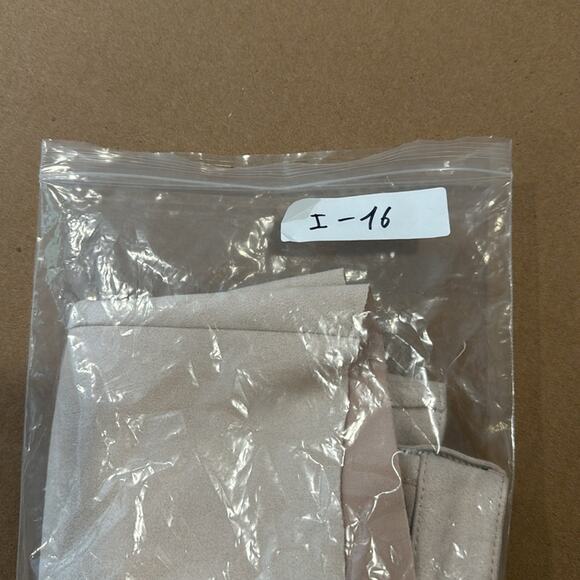 🍁 NWT Zara Faux Suede Neutral Stretch Mini High Waisted Shorts 3142/348/712 XS - Picture 11 of 11